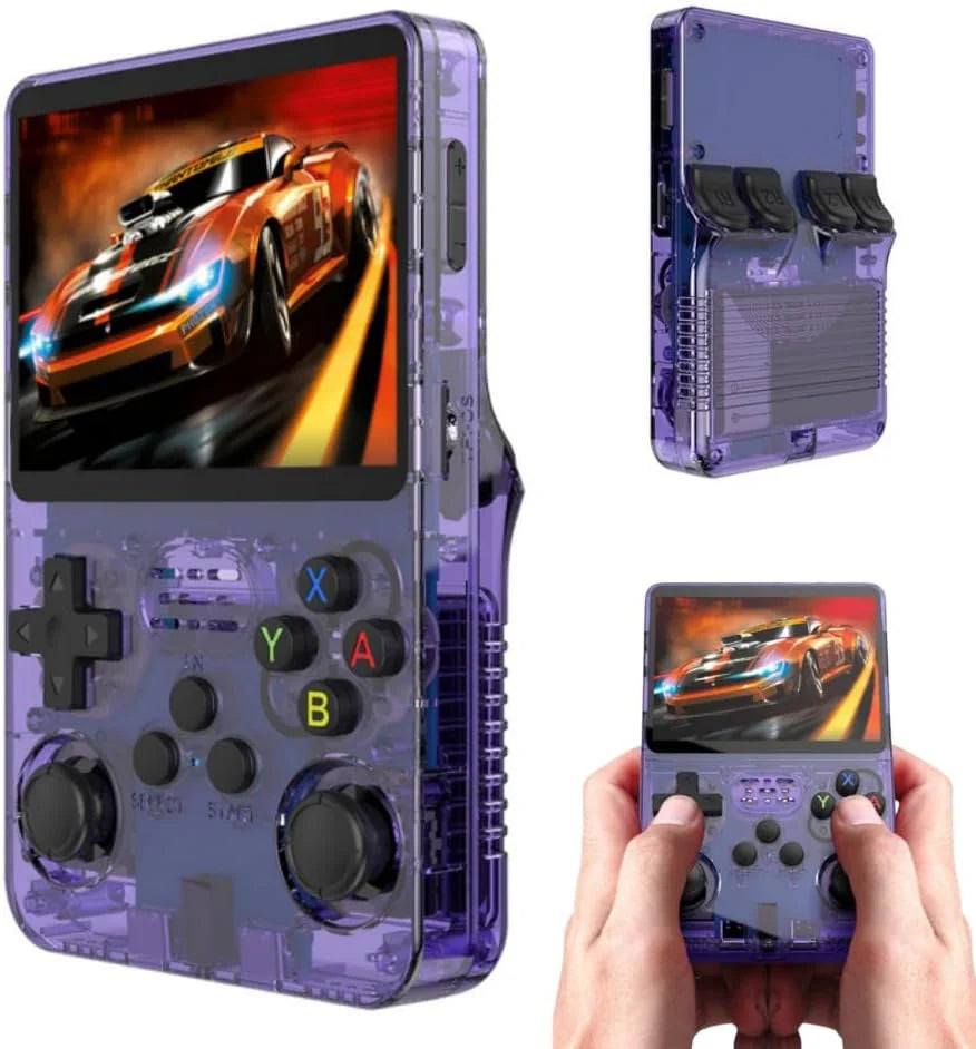 CONSOLA PORTATIL RETRO R36S + GARANTIA 1 AÑO + MICA GRATIS
